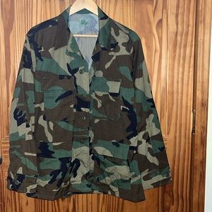 Woodland Camouflage- Stock No 8415-01-390-8548 Military Jacket Coat tactical